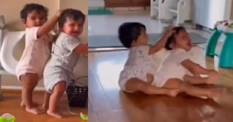 Mãe se cansa das brigas das filhas gêmeas, pega uma tesoura e toma drástica decisão