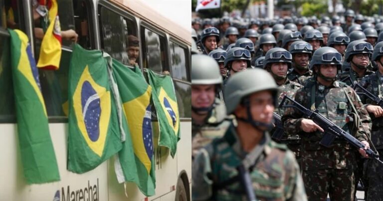 PM e Exército desocupam acampamento bolsonarista no QG; 1,2 mil são presos