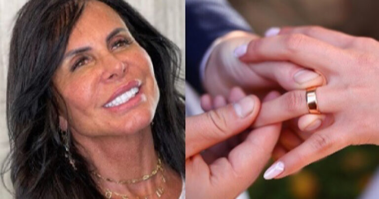 Aos 63 anos, Gretchen sobe ao altar e se casa com o 18º marido em 2023: ‘sempre sonhei’