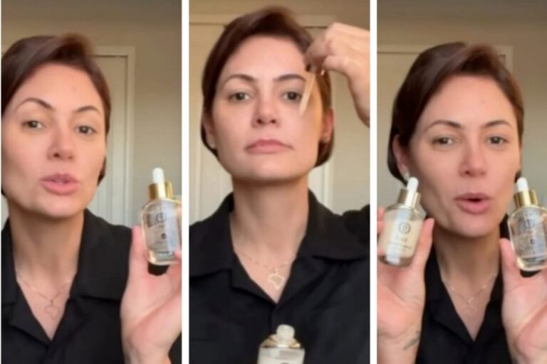 Michelle Bolsonaro vira garota-propaganda de cosméticos e encanta internautas