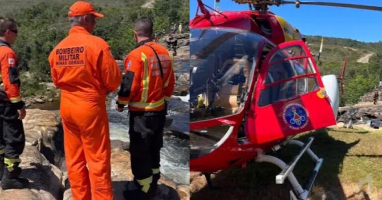 Jovem perde a vida após mergulhar em cachoeira de MG
