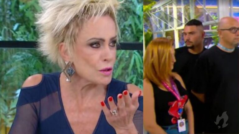 Ana Maria faz brincadeira com funcionário e a reação dele chama a atenção dos internautas: ‘fica quieto aí’