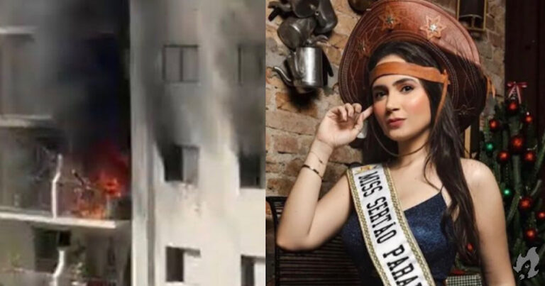 Irmão de miss que perdeu a vida após cair de prédio diz à polícia que ambos dormiam quando o incêndio começou