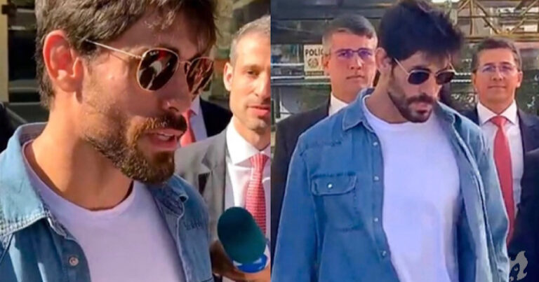 Cara de Sapato chega na delegacia para prestar depoimento após expulsão do BBB23 e detalhe chama atenção
