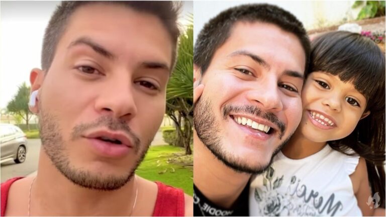 Arthur Aguiar pede respeito após Sophia compartilhar foto do ator com Maíra