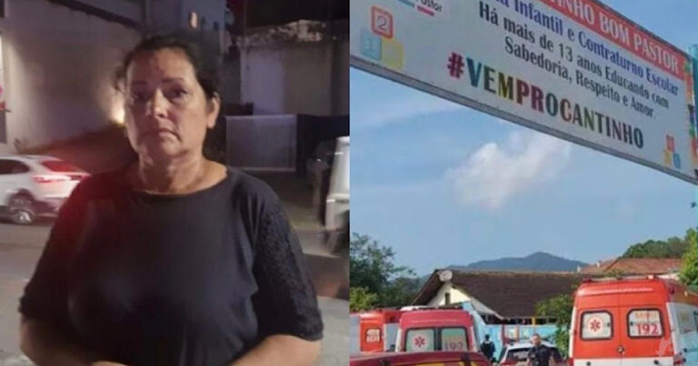 Mãe revela atitude que a filha de 10 anos tomou para conseguir sobreviver em ataque a creche de SC