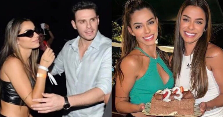 Após término conturbado com Key Alves, Gustavo Cowboy é flagrado em show com irmã da atleta