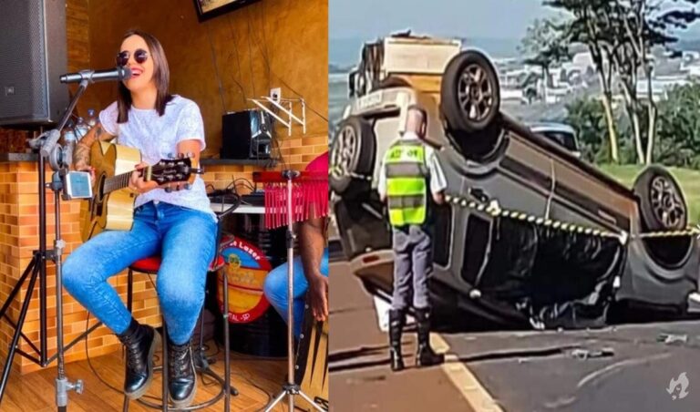 Luto no mundo da música: Cantora sertaneja perde a vida após capotar o carro