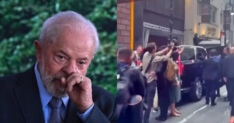 Presidente Lula é hostilizado ao sair de hotel em Nova York; vídeo