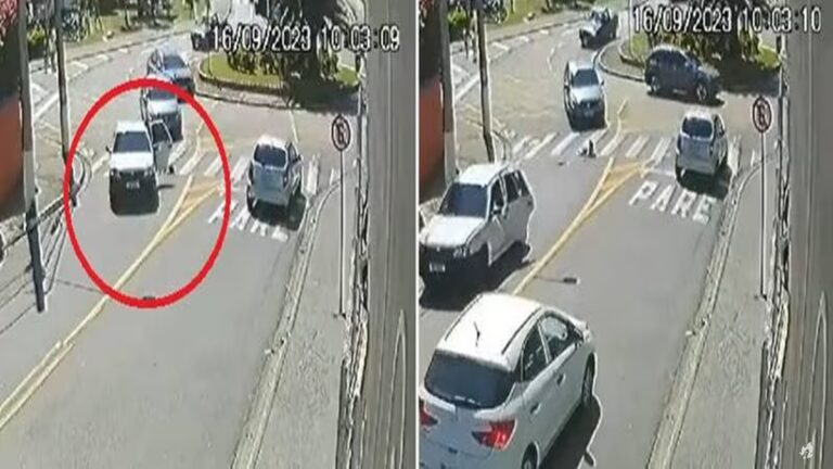Criança cai de carro em movimento após porta se abrir em SP; vídeo