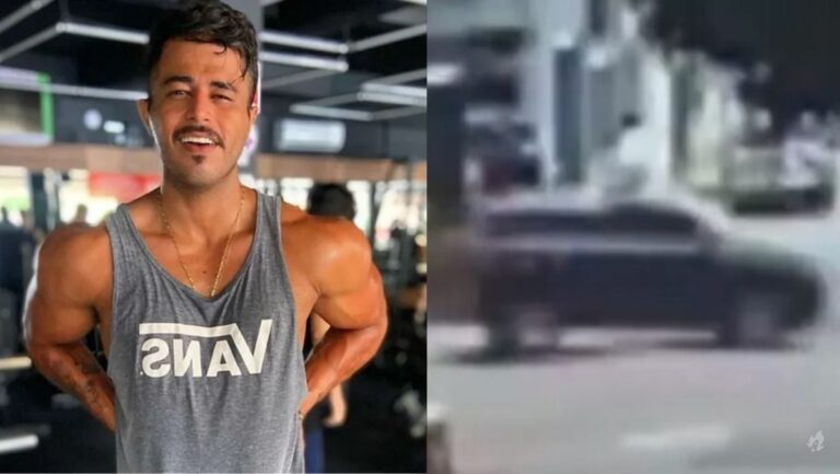 Vídeo: Personal trainer é atingido por carro de blogueira e perde a vida após ser arremessado de moto