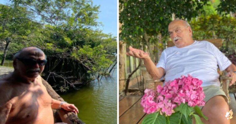 Aos 92 anos, Lima Duarte aproveita a vida no interior de SP, junto à natureza