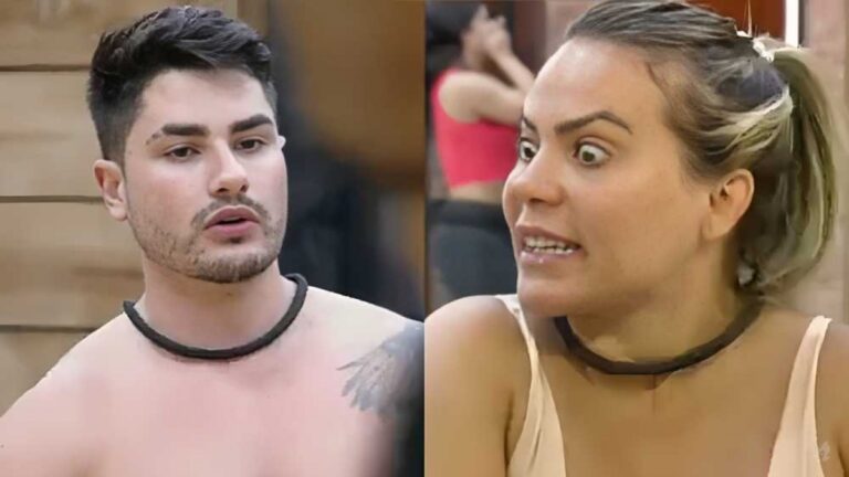 A Fazenda 15: Kally quebra pratos em meio a discussão com Lucas
