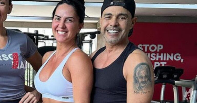 Graciele Lacerda e Zezé treinam juntos em meio a briga familiar: ‘ A vida continua’