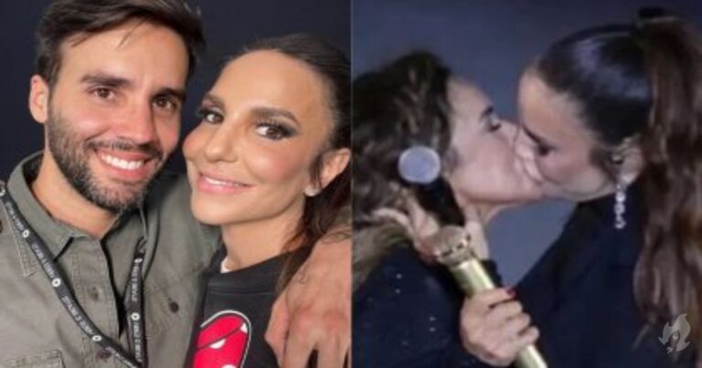 Marido de Ivete Sangalo comenta beijo da cantora em Daniela Mercury: “Simbólico”