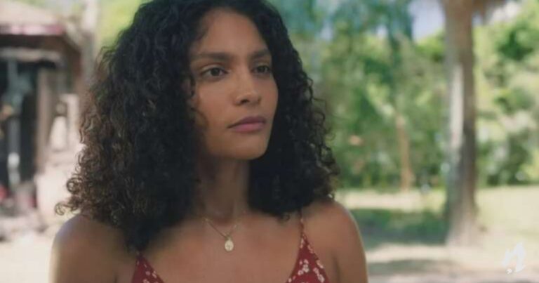 Aline passa mal e recebe notícia arrebatadora em ‘Terra e Paixão’