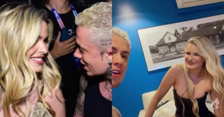 MC Daniel posta stories em suas redes sociais em clima de intimidade com Yasmin Brunet