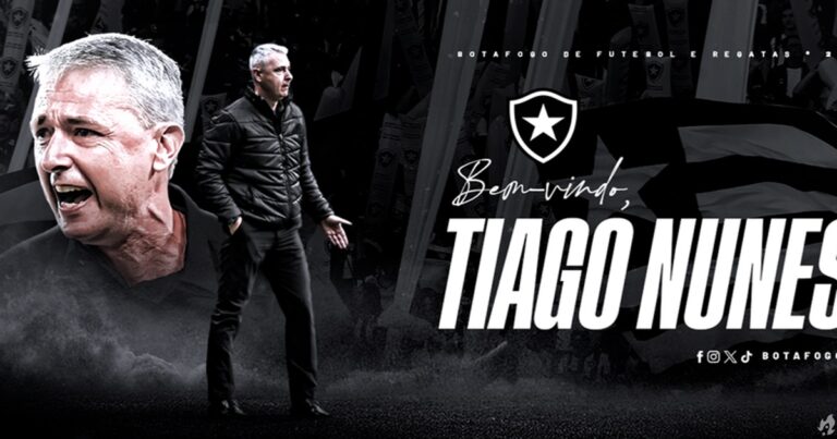 Botafogo anuncia contratação do técnico Tiago Nunes