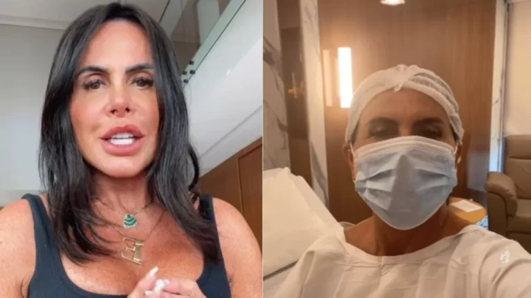 Após remoção de útero, Gretchen faz planos para alcançar corpo de Paolla Oliveira