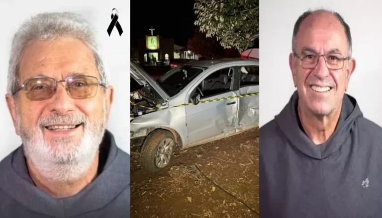 Padre morre e outro fica gravemente ferido após acidente em frente à igreja no Paraná