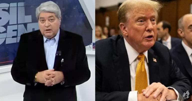 Datena afima que vai apresentar seu programa de cueca se Trump for preso