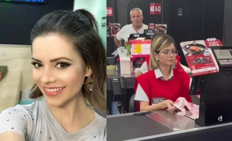 Vídeo: Caixa de supermercado é confundida com Sandy e viraliza