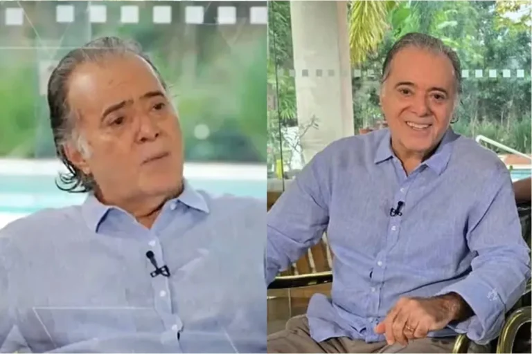 Tony Ramos se emociona na volta ao trabalho após cirurgia: ‘Recomeço’