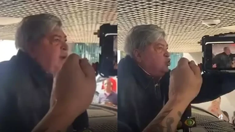 Vídeo: Chamado de “arregao”, Datena perde a linha e parte para cima de militantes
