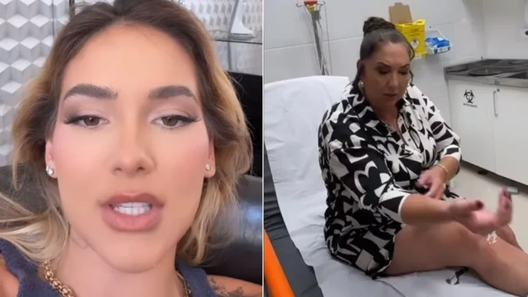 Virginia Fonseca entrega susto após a mãe cair: ‘Arrancou a unha do pé’