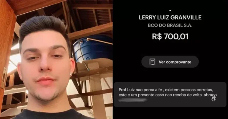 Professor que perdeu R$ 700 após devolver PIX que recebeu por engano ganha mesma quantia de desconhecido: ‘Não perca a fé’