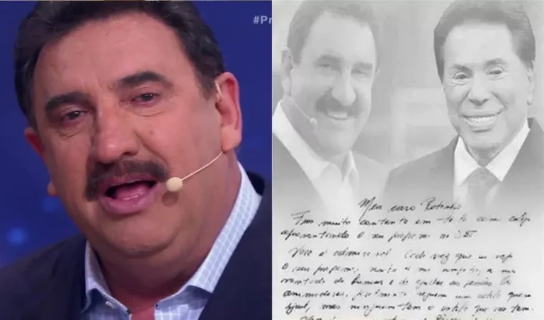 Ratinho emociona fãs ao revelar último pedido recebido em carta de Silvio Santos