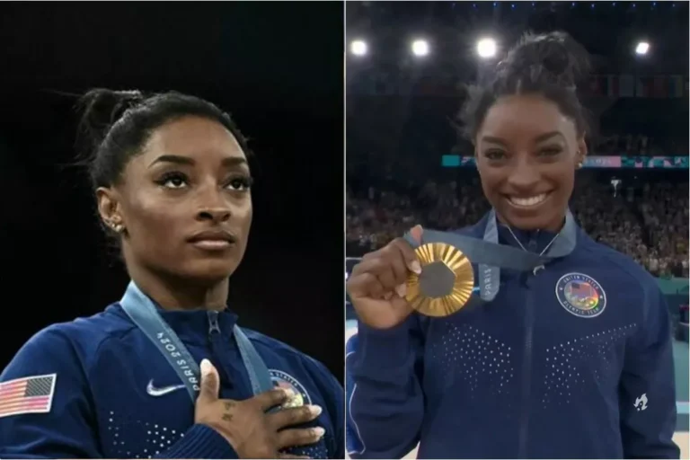 Simone Biles perde a paciência com perguntas aos medalhistas: “Precisam parar”