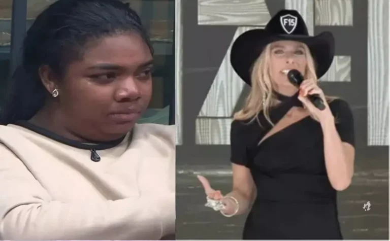 Raquel Brito não segura o choro após ser acusada de manipulação e ameaça desistir de A Fazenda