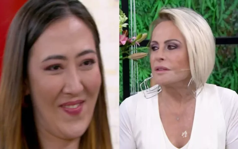 Ana Maria Braga manda Ju Massaoka calar a boca no Mais Você