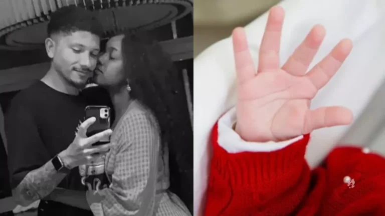 Yuri Lima compartilha primeira foto de Nala, sua filha com Iza, e se declara