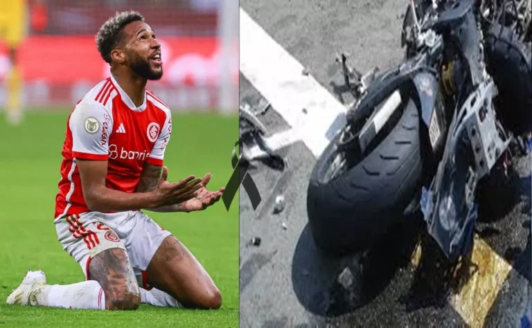 Pai de Wesley, atacante do Inter, perde a vida em acidente de moto