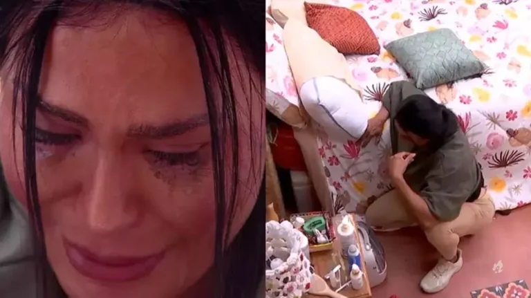BBB 25: Sozinha, Gracyanne chora após a prova do anjo