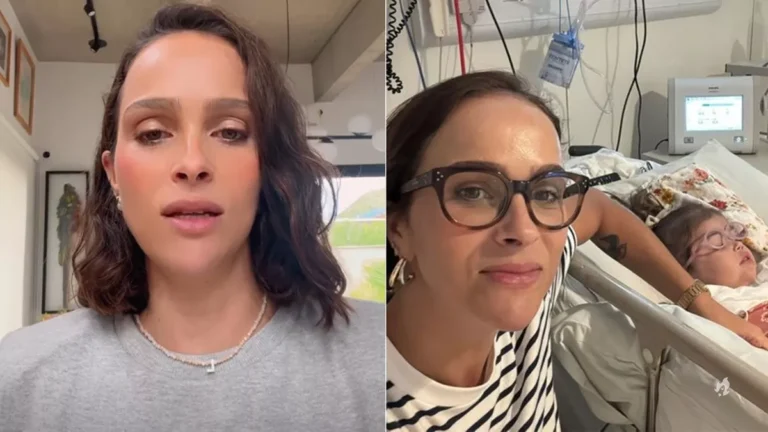 Filha de Juliano Cazarré é levada ao hospital às pressas