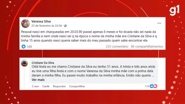 Postagem em rede social ajuda mãe e filha a se reencontrarem após 35 anos no RS
