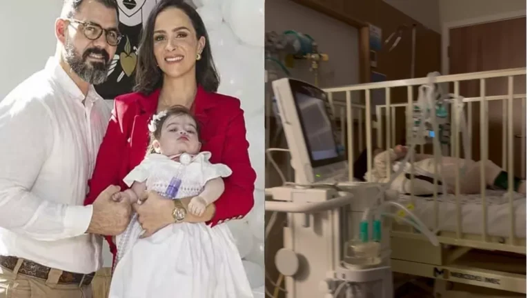 Maria Guilhermina, filha de Juliano Cazarré, é internada pela 3ª vez no ano