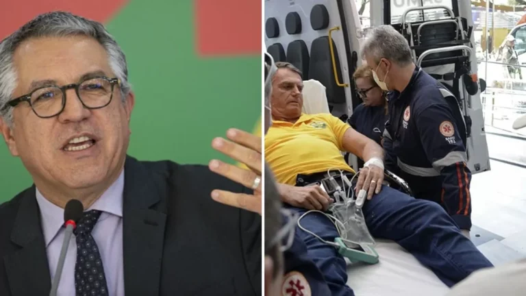 Ministro usa foto de Bolsonaro em ambulância do Samu para exaltar Lula