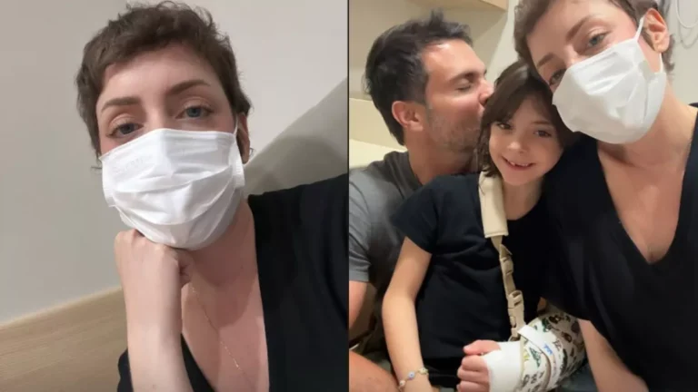 Fabiana Justus desabafa após fratura da filha: “Coração de mãe sofre”