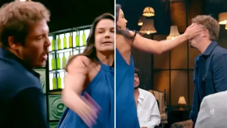 Vídeo: convidada dá tapa na cara de Fábio Porchat durante programa