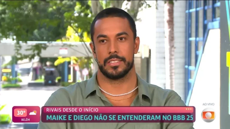 Maike diz que ‘santo não bateu’ com Diego Hypolito: ‘Não achava graça nenhuma nele’