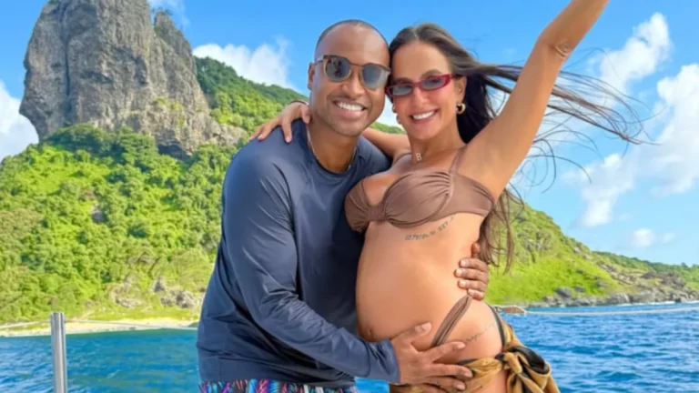 Antes do Bento nascer, Carol Peixinho e Thiaguinho curtem viagem romântica: Mágica