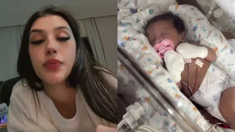 Bia Miranda diz que filha caçula voltou para incubadora após novo problema