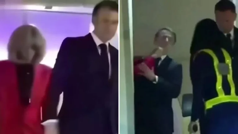 Vídeo: Presidente da França é agredido pela esposa ao desembarcar de avião