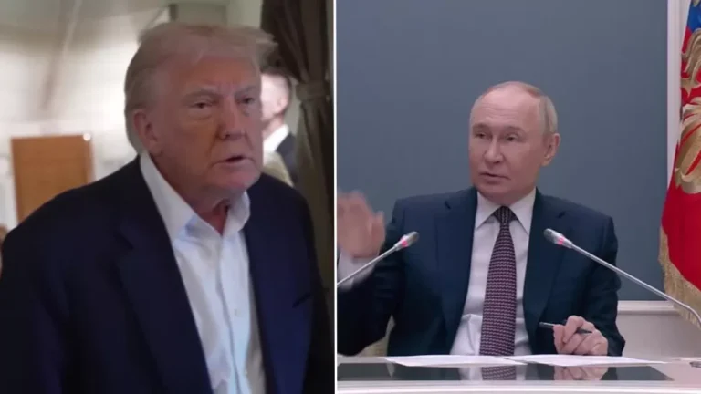 Donald Trump e Vladimir Putin mostram versões diferentes sobre negociações