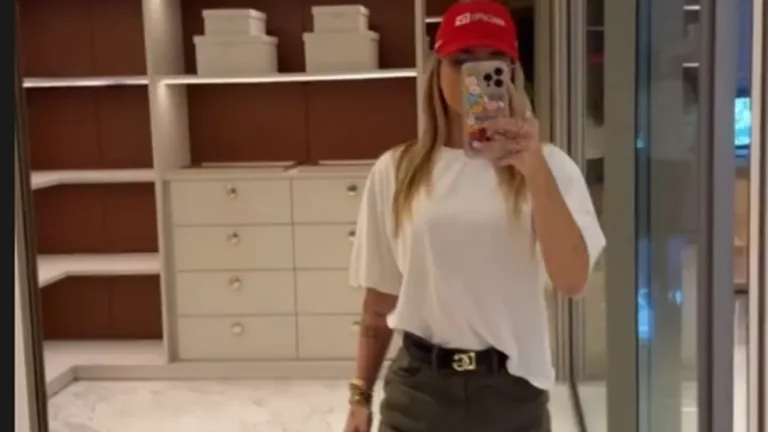 Virginia mostra detalhes de closet luxuoso