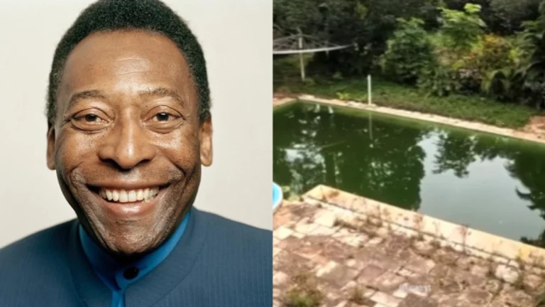Caindo aos pedaços! Antiga mansão de Pelé é encontrada abandonada e cheia de lixo